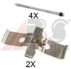 TEXTAR 82077400 Accessory Kit, disc brake pads